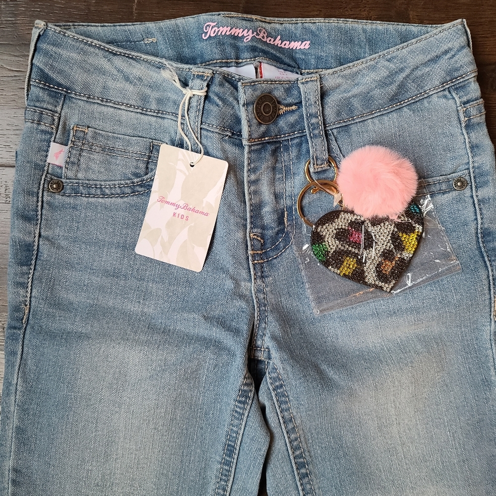 NWT Tommy Bahama girls jeans size 7